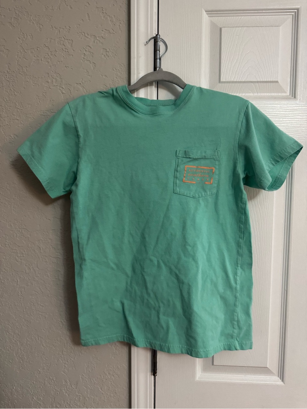 Southern Marsh Kids Short Sleeve Pocket Tee - Seafoam Green